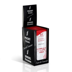 Extase Sensual - Huile De Massage Aux Phéromones Effet Chaleur Sucette 10 Ml